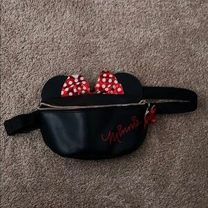 Disney Minnie Mouse Black and Red Kids Fanny Pack